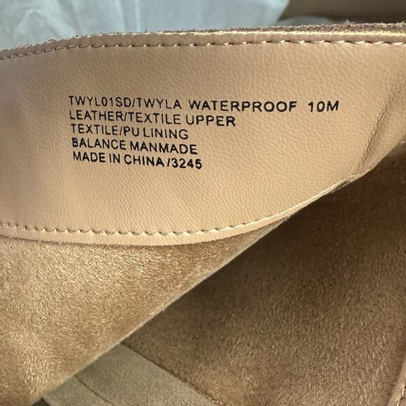 Blondo Twyla Tall Suede Boots Women's Size 10 Tan Taupe Riding Boots High Heel - Picture 12 of 13